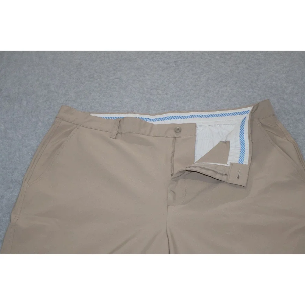FootJoy Golf Shorts Mens 40 Tan Performance Stretch Flat Khaki 10